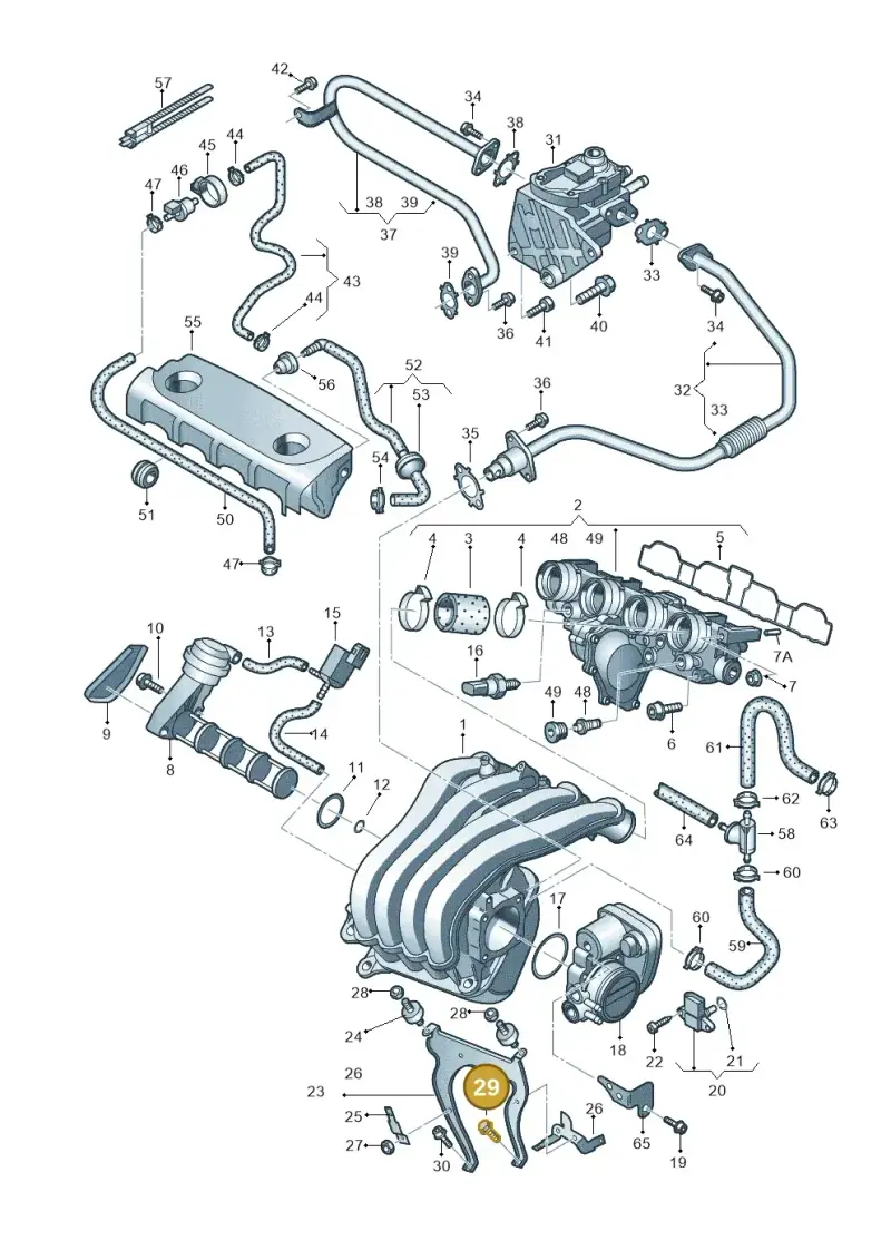 N10063205 — Volkswagen Passat estate (2008-2011) diagram 420133300, position 29