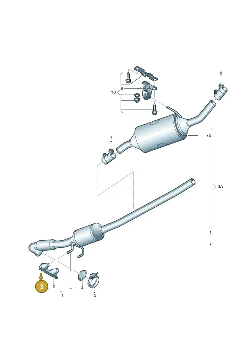 N10063205 — Volkswagen Transp. caravelle (2008-2009) diagram 479253650, position 3