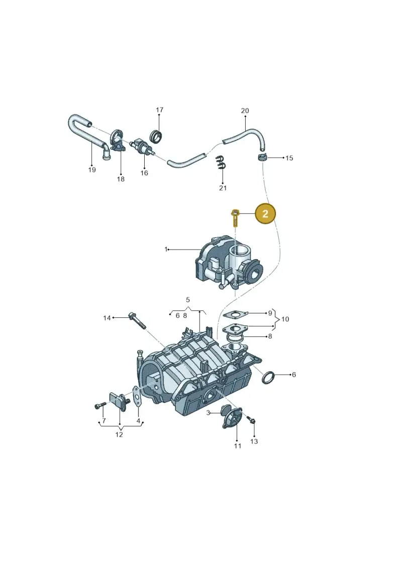 N10080204 — Volkswagen Kombi (2011-) diagram 315133160, position 2