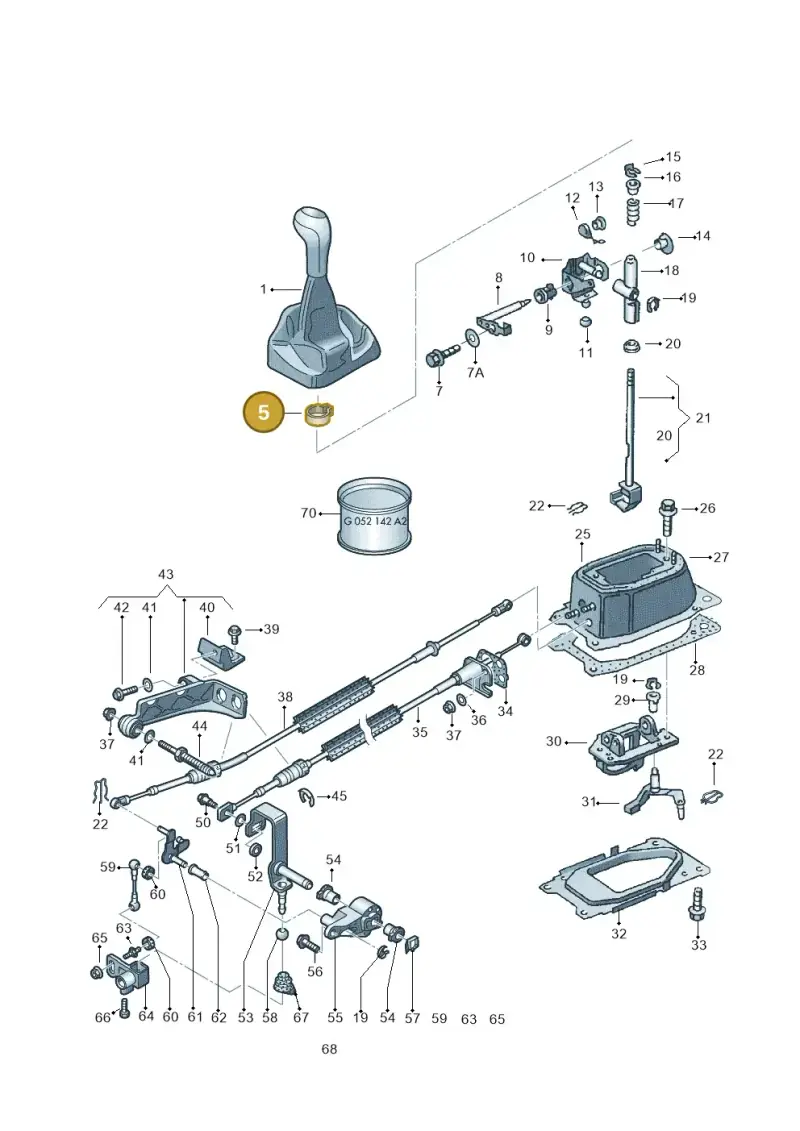 N10081101 — Volkswagen LUPO/3L TDI (2003-2005) diagram 158711300, position 5