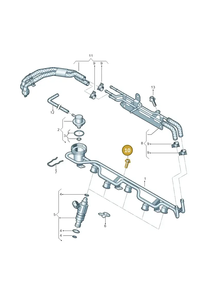 N10084102 — Volkswagen New Beetle (2001-2005) diagram 194133710, position 10
