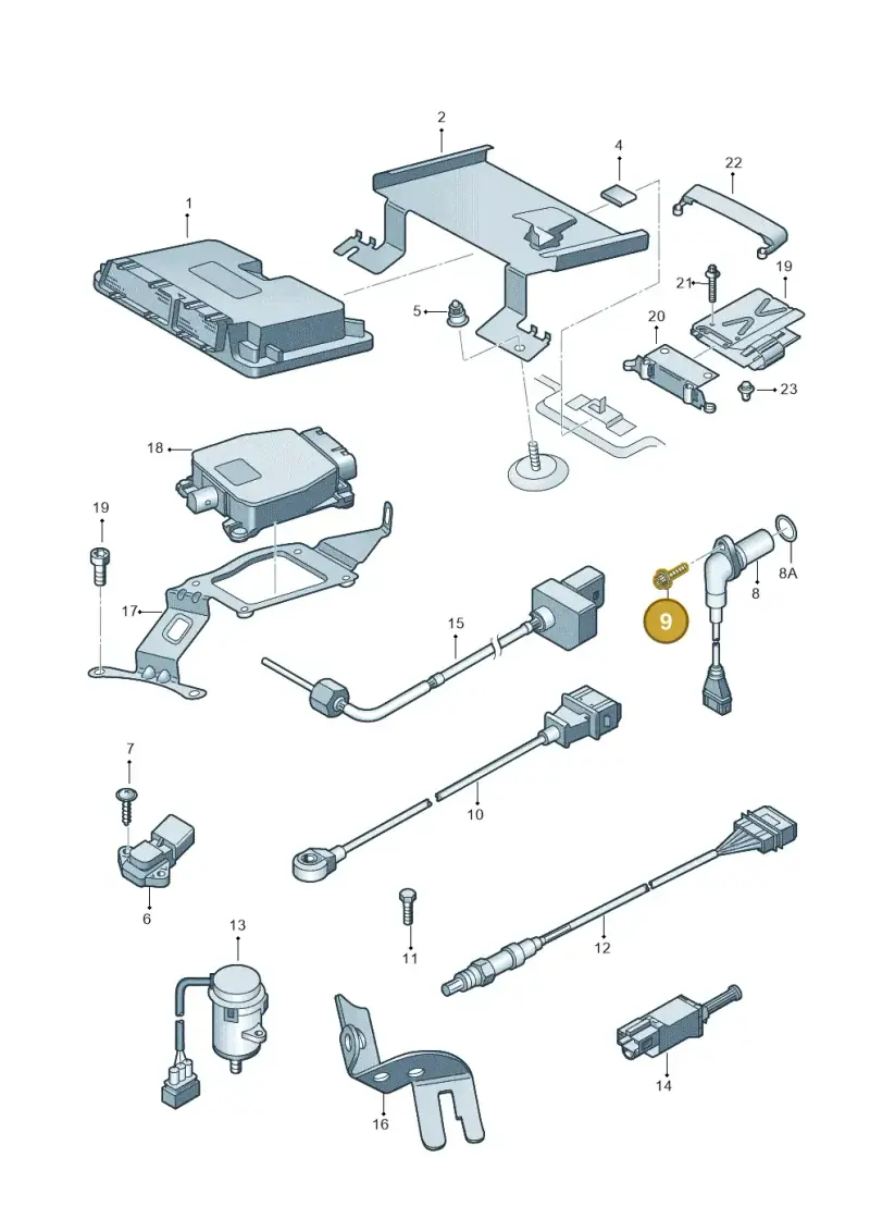 N10104501 — Volkswagen Polo (2008-2009) diagram 253906000, position 9