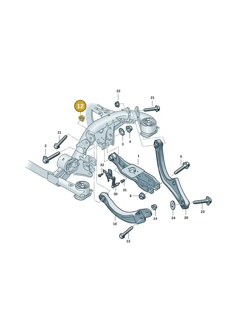 N10106403 — Volkswagen ID.7 Limousine Pro (2023-) diagram 10a505050, position 12