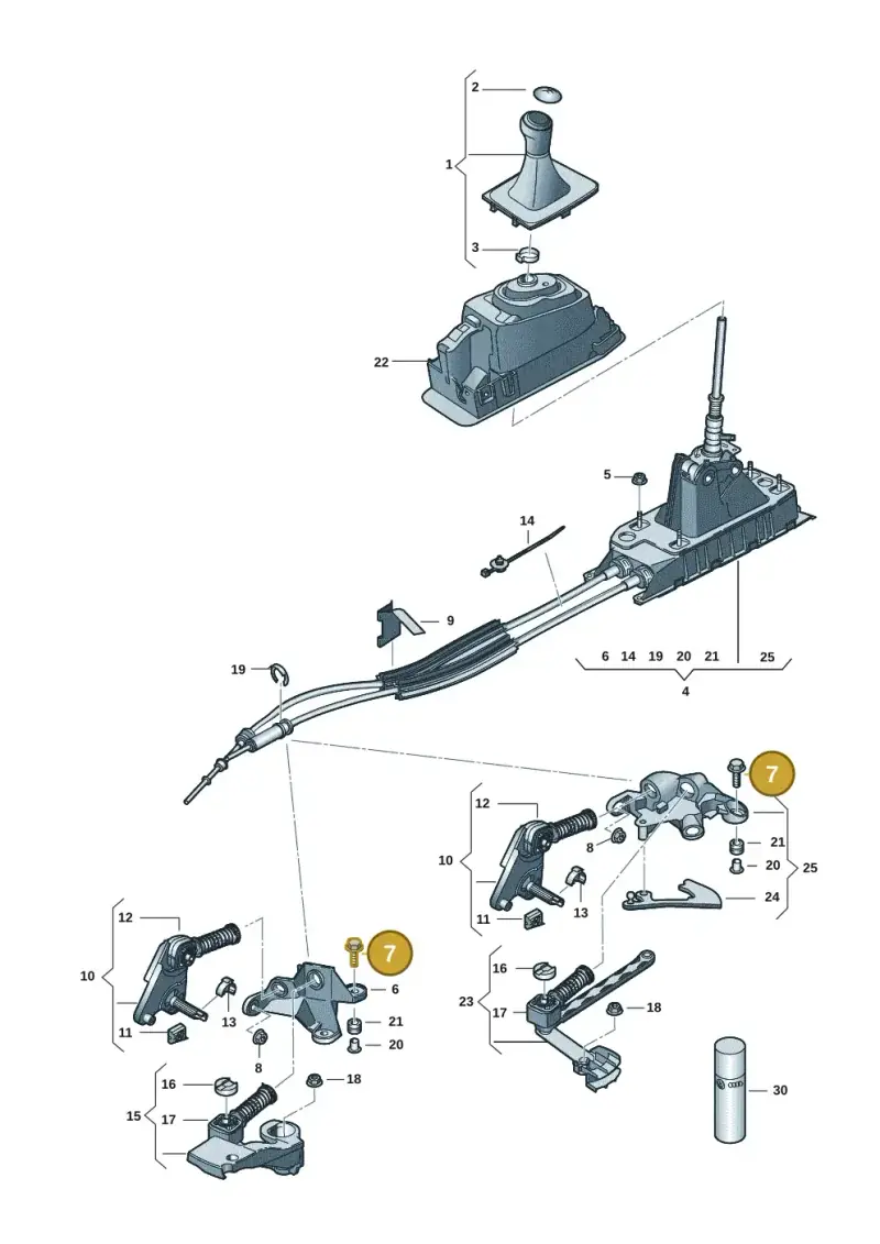 N10106905 — Volkswagen Caddy Maxi Kombi (2020-2024) diagram 793711301, position 7