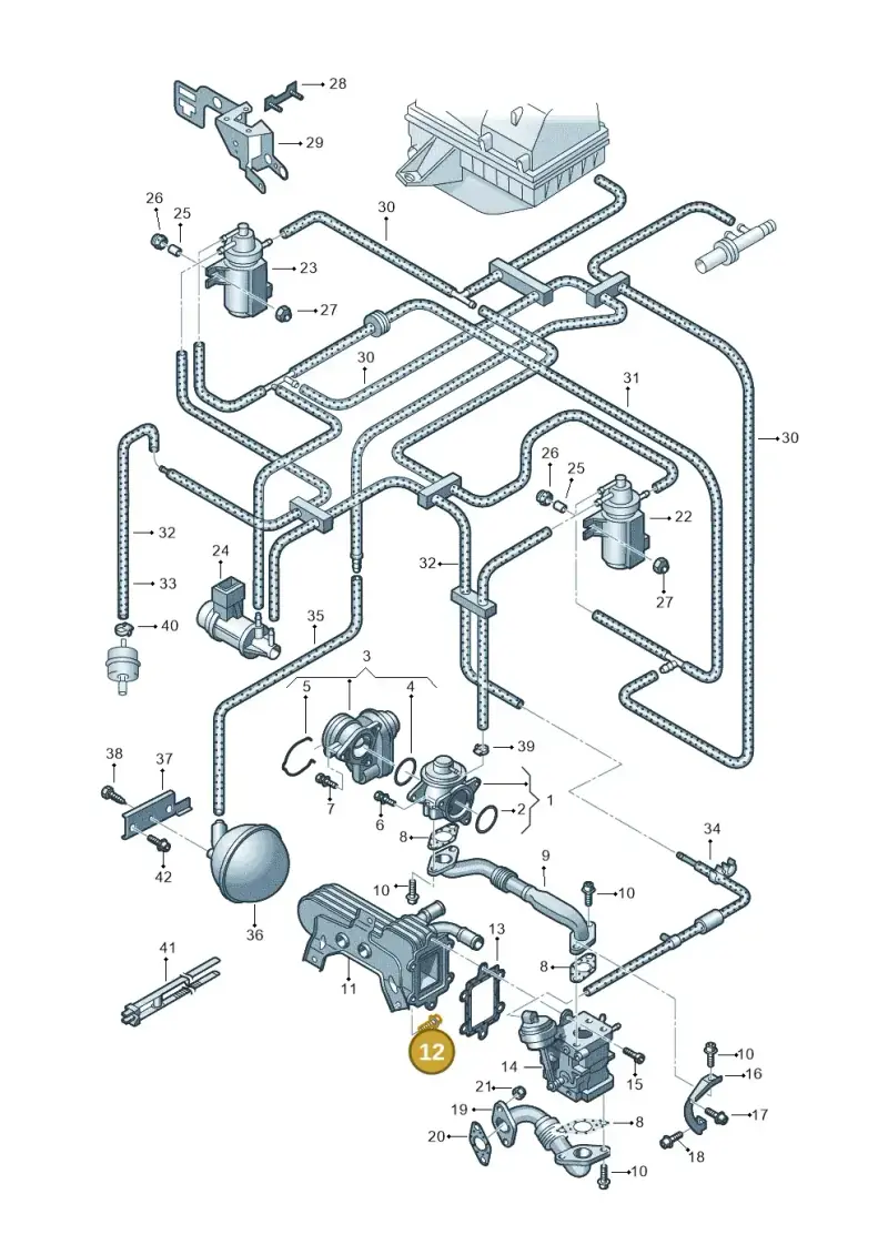 N10114802 — Volkswagen New Beetle             06> (2005-) diagram 266131350, position 12