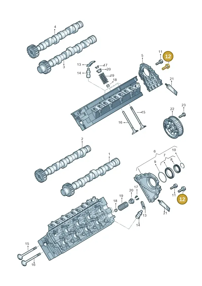 N10117405 — Volkswagen Touareg (2012-2014) diagram 493109200, position 12