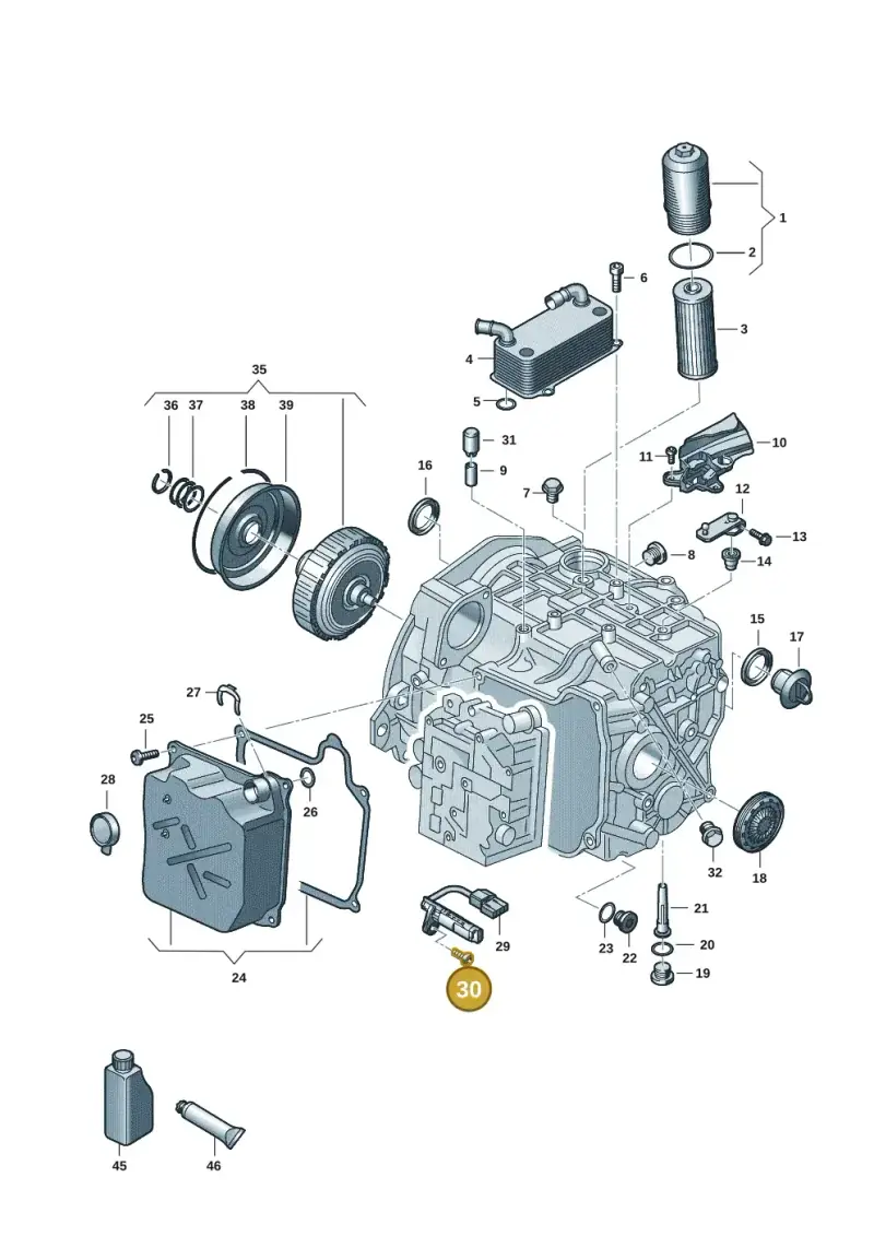 N10124304 — Volkswagen Transport. multivan (2019-2024) diagram 861300955, position 30