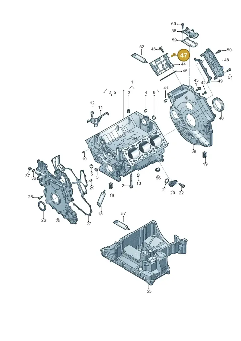 N10124306 — Volkswagen Amarok twin cab (2022-) diagram 894103250, position 47