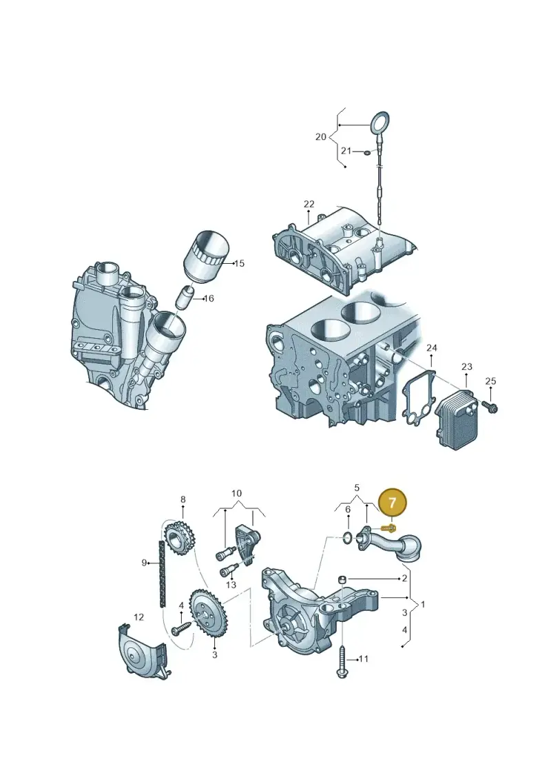 N10124408 — Volkswagen Beetle (2016-2019) diagram 694115150, position 7