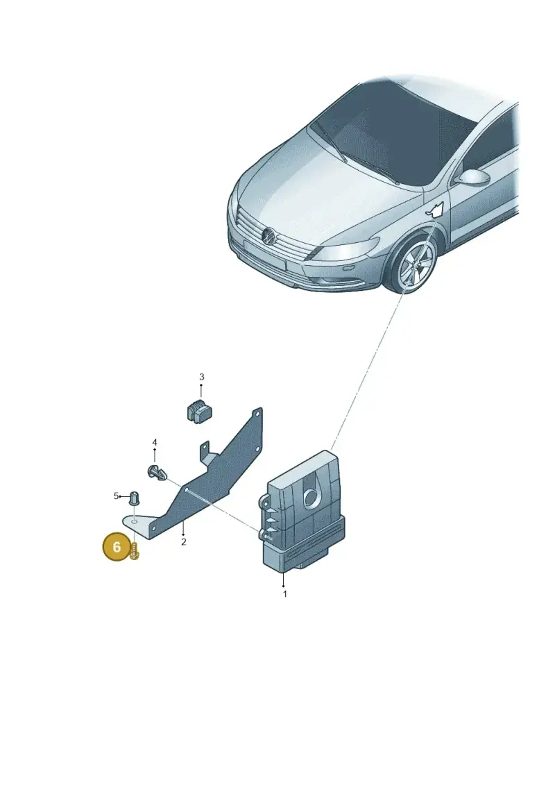 N10160204 — Volkswagen Passat CC (2011-2016) diagram 737927450, position 6