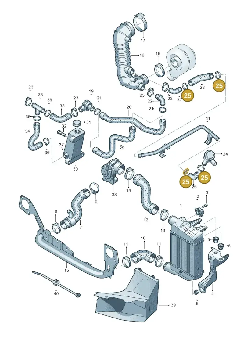 N10166201 — SEAT Exeo ST Reference (2008-2011) diagram 492145850, position 25