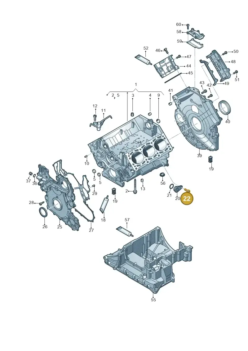 N10170303 — Volkswagen Amarok twin cab (2022-) diagram 894103250, position 22