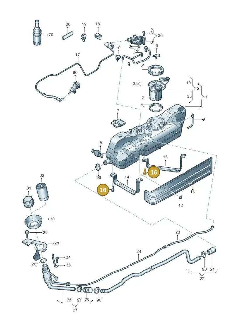 N10170513 — Volkswagen Crafter 35 panel (2011-2016) diagram 483201110, position 16