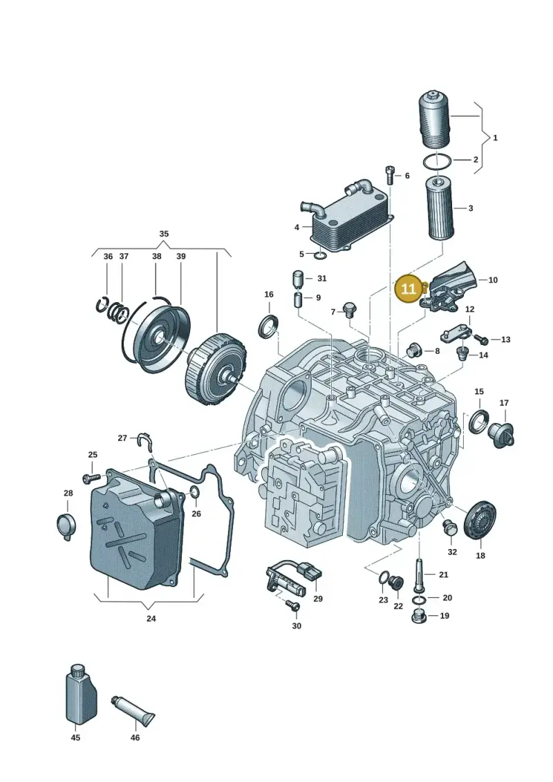 N10189407 — Volkswagen Transport. multivan (2019-2024) diagram 861300955, position 11