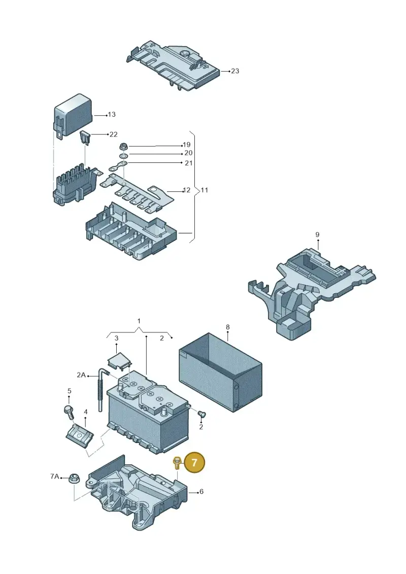 N10195301 — SEAT Ibiza Reference (2008-2011) diagram 672915000, position 7