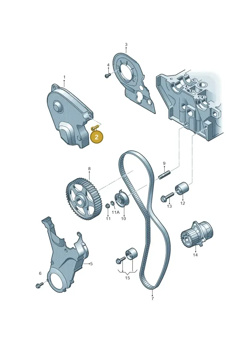 N10196303 — Volkswagen Scirocco 2.0 (2014-2017) diagram 477109700, position 2