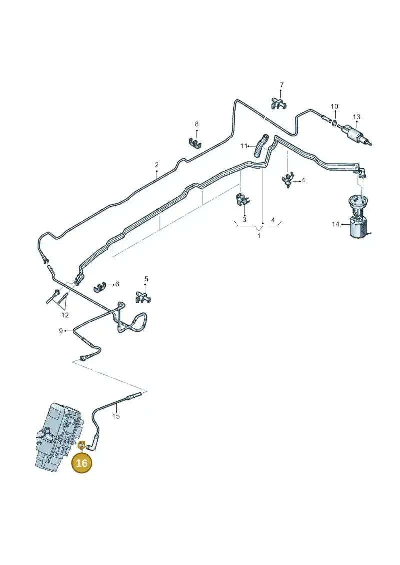 N10198101 — Volkswagen Amarok twin cab (2022-) diagram 894201300, position 16