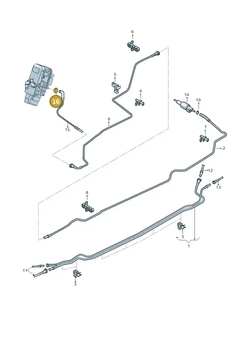 N10198101 — Volkswagen Amarok twin cab (2022-) diagram 894201250, position 16