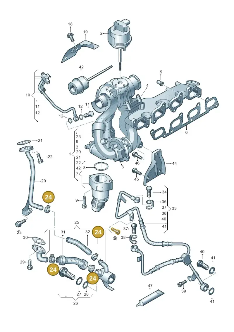 N10201901 — Volkswagen Amarok twin cab (2022-) diagram 683145650, position 24
