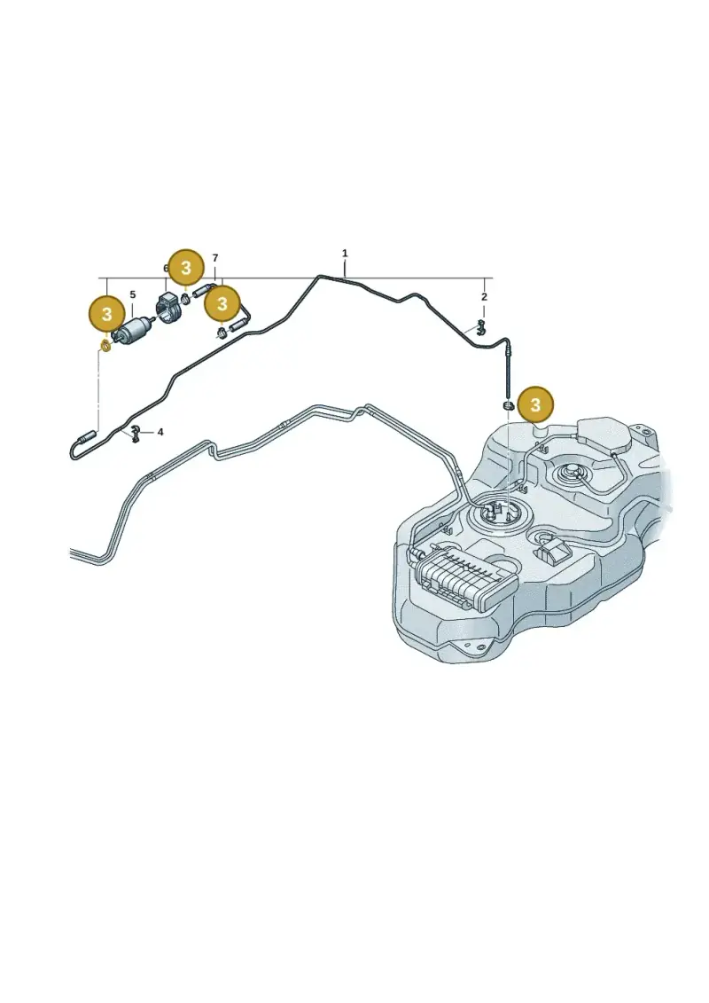 N10203501 — Volkswagen Multivan (2021-) diagram 7t0201400, position 3