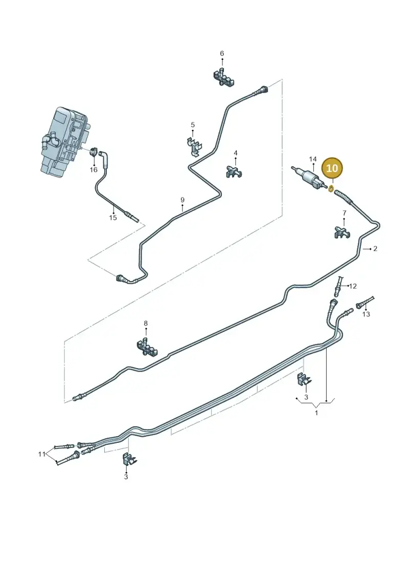 N10203501 — Volkswagen Amarok twin cab (2022-) diagram 894201250, position 10