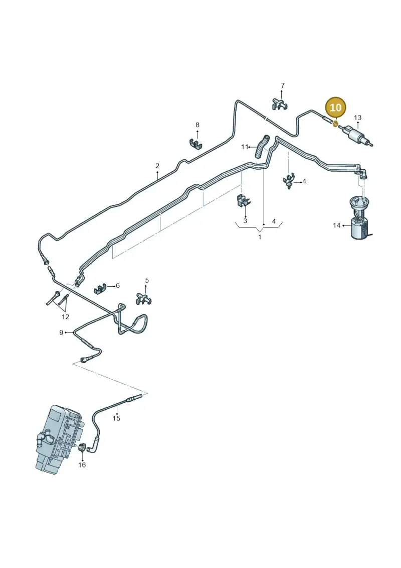 N10203501 — Volkswagen Amarok twin cab (2022-) diagram 894201300, position 10