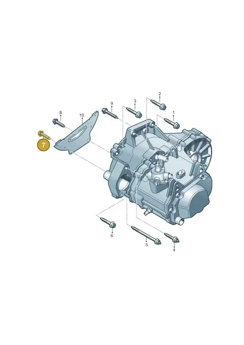 N10204807 — Volkswagen Jetta (2013-2014) diagram 694300710, position 7
