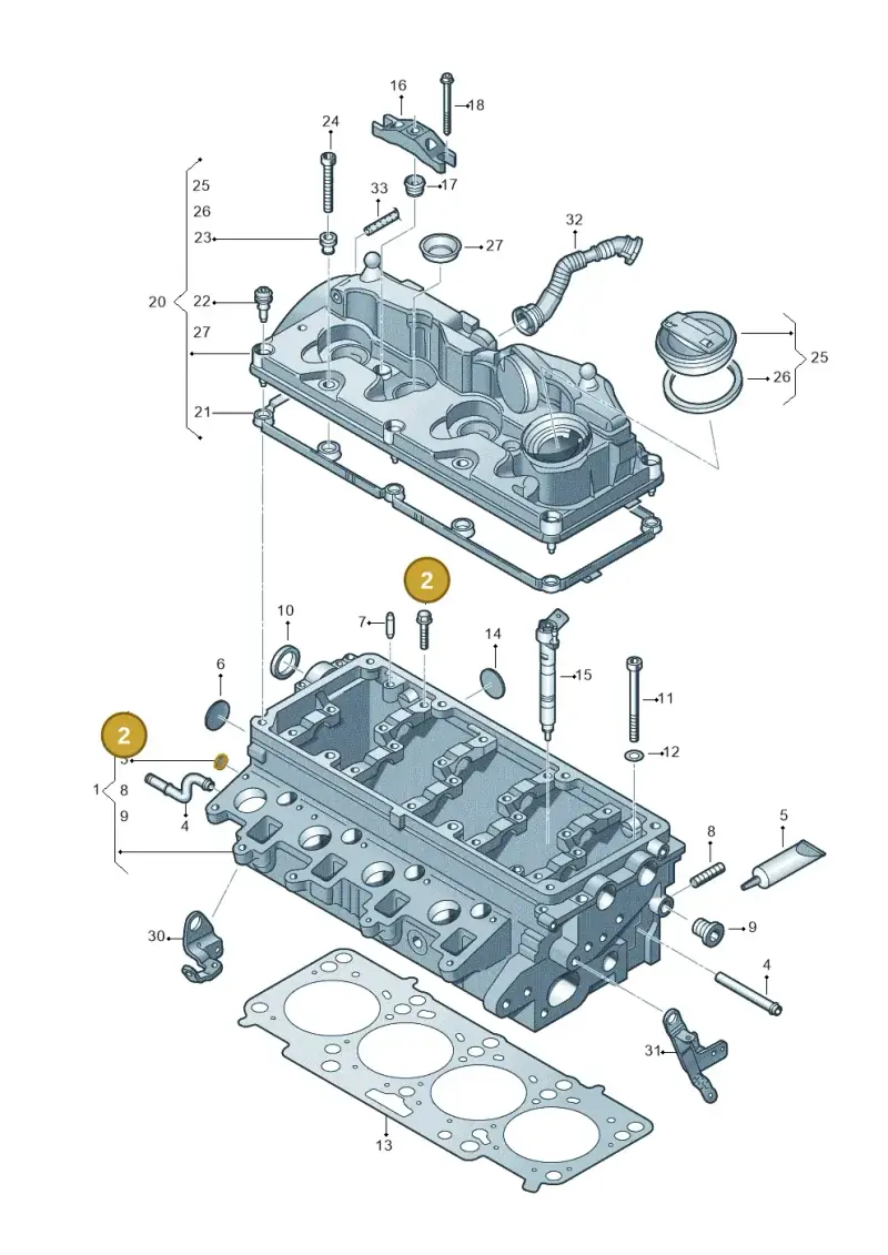 N10205604 — Volkswagen Amarok twin cab (2022-) diagram 749103600, position 2
