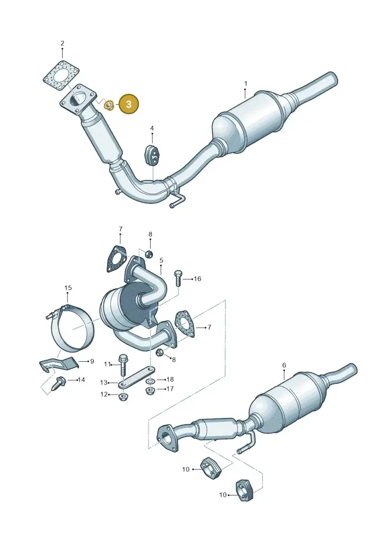 N10209005 — Volkswagen LUPO/3L TDI (2003-2005) diagram 231253600, position 3