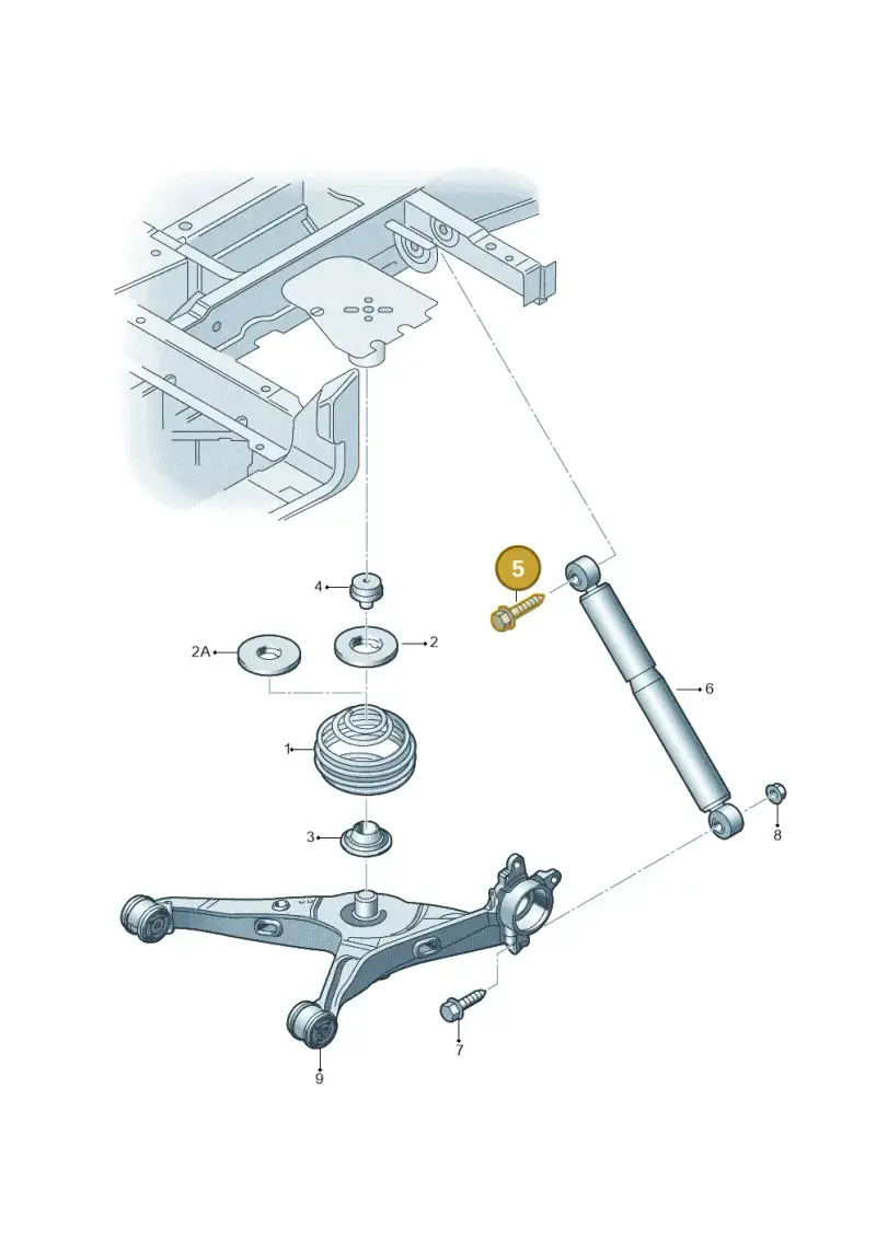 N10209605 — Volkswagen Transport. multivan (2019-2024) diagram 410511000, position 5