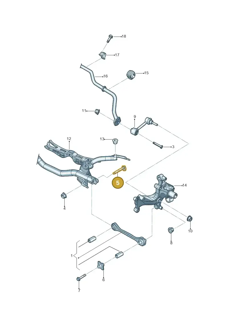 N10211202 — Volkswagen Beetle (2016-2019) diagram 692501200, position 5
