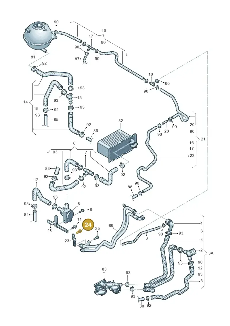 N10216803 — Volkswagen Tiguan 4Motion (2011-2018) diagram 719121130, position 24