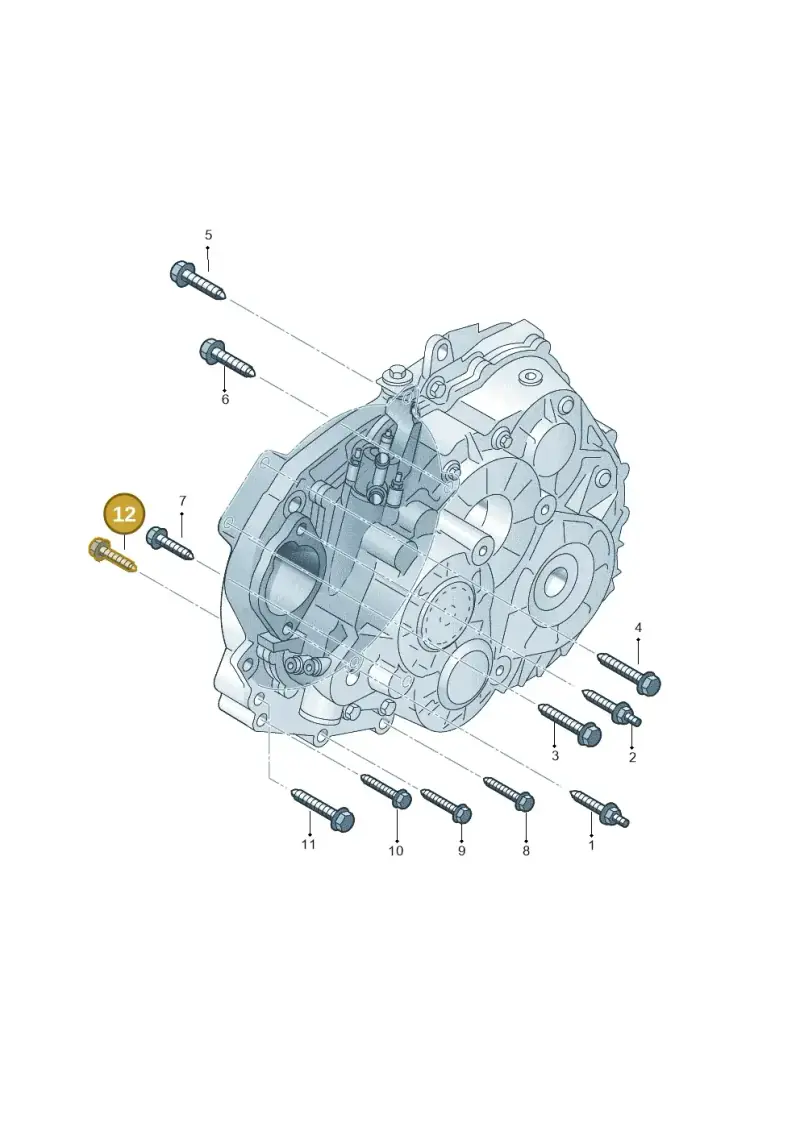 N10217103 — Volkswagen Transp. caravelle (2008-2009) diagram 410300700, position 12