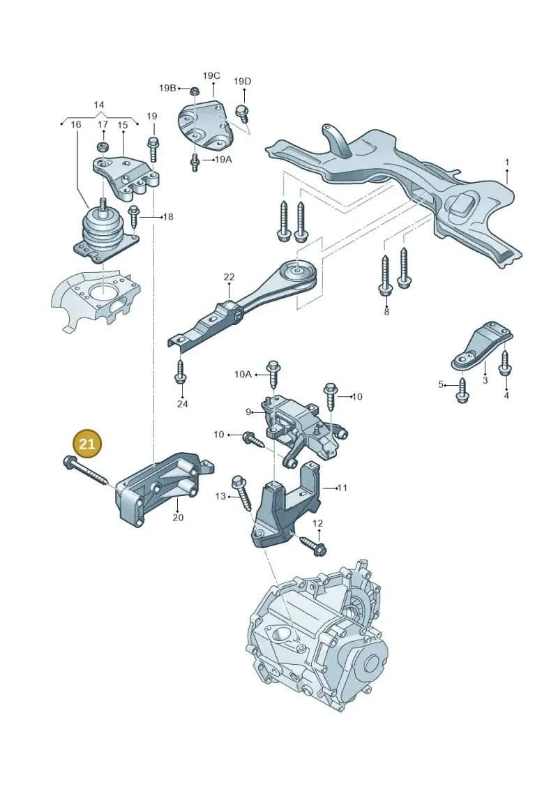 N10220404 — Skoda ROOMSTER               06> (2006-) diagram 608199210, position 21