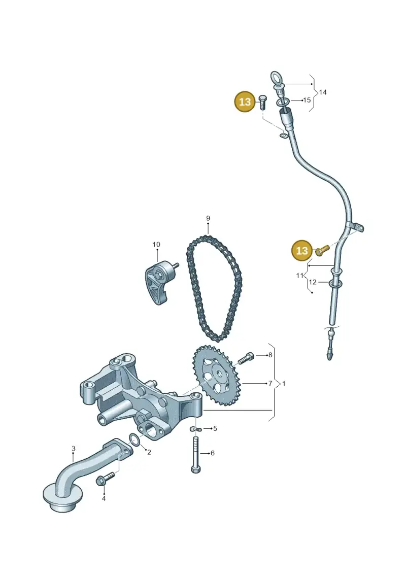 N10225402 — Volkswagen Transp. caravelle (2011-2015) diagram 410115300, position 13