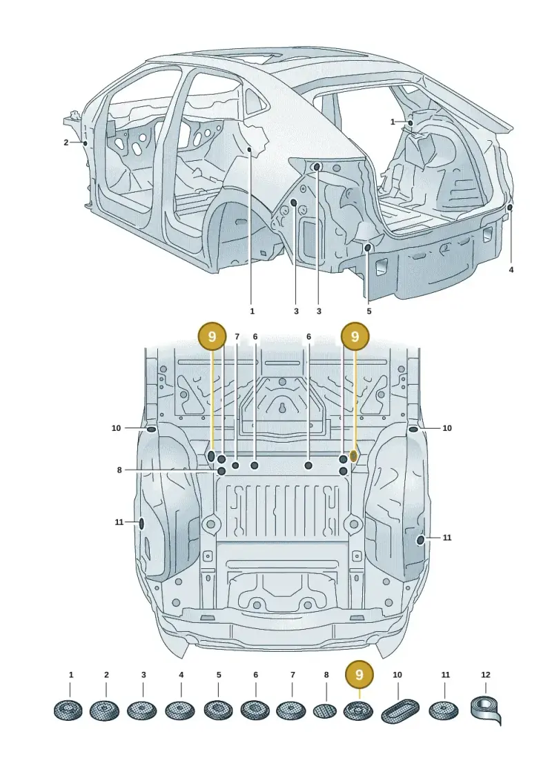 N10226601 — SEAT CUPRA Tavascan (2023-) diagram 20h803039, position 9