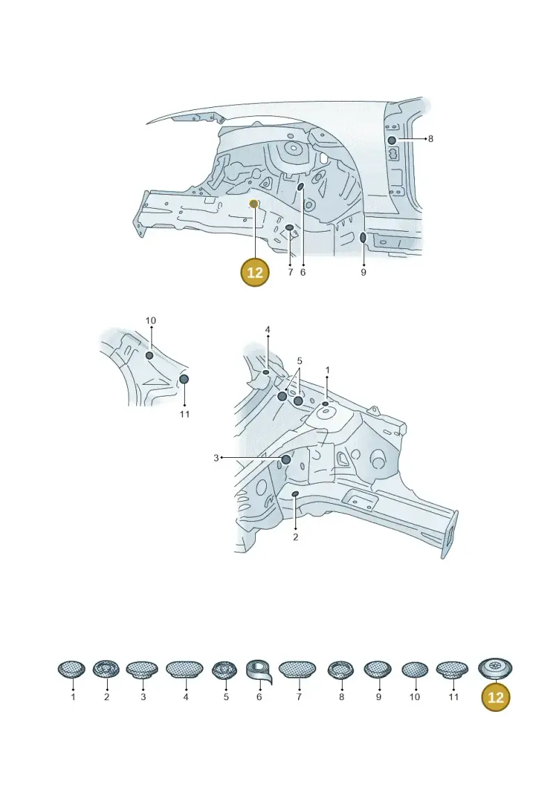 N10226601 — Skoda Superb Combi (2023-2024) diagram 3p0803500, position 12