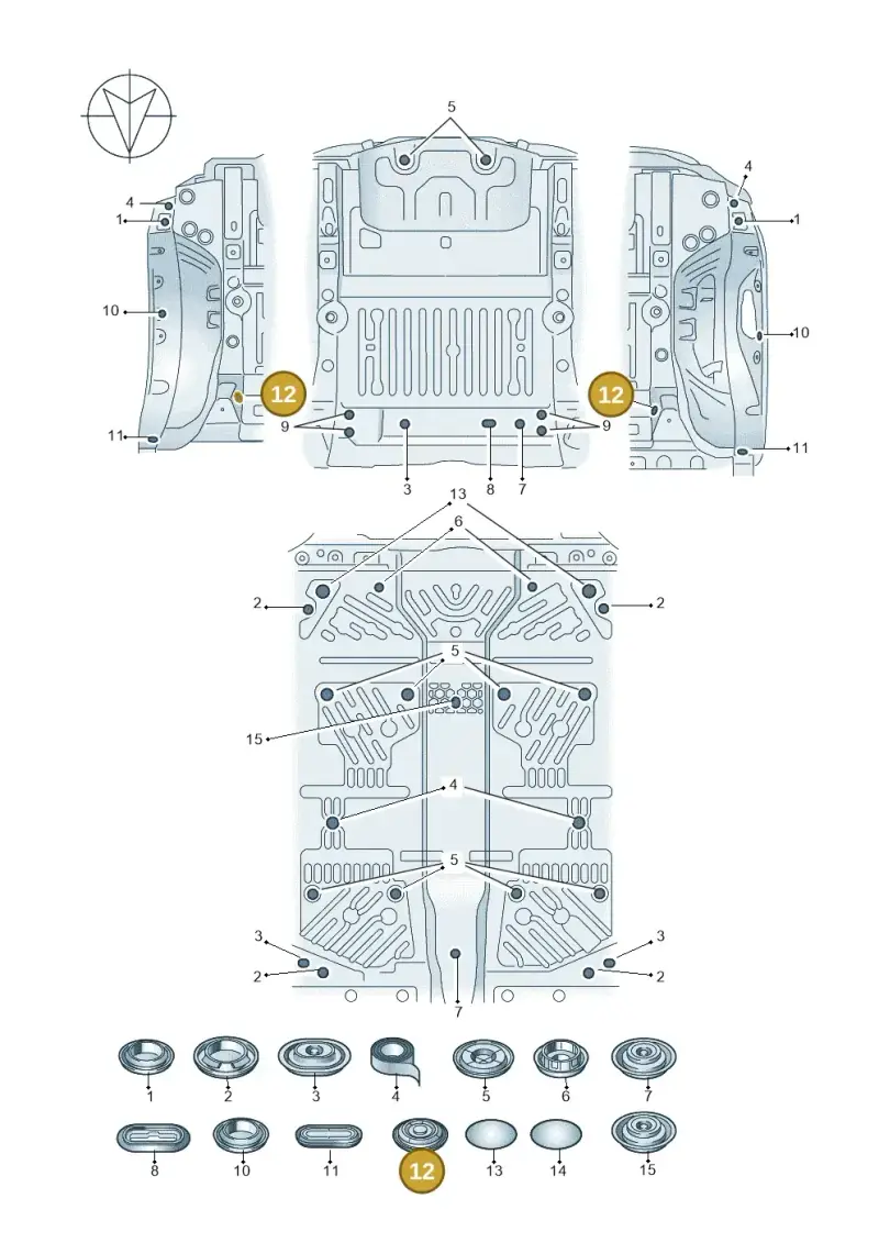 N10226601 — Audi Q4 Sportback (2021-2025) diagram 89a803040, position 12