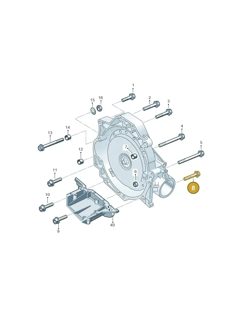 N10238204 — Volkswagen PHAETON                08> (2007-) diagram 258300800, position 8