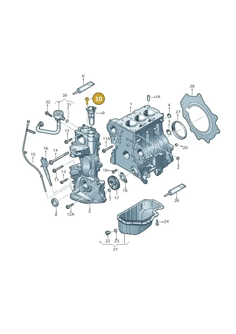N10248003 — Volkswagen Polo (2012-2014) diagram 253103050, position 10