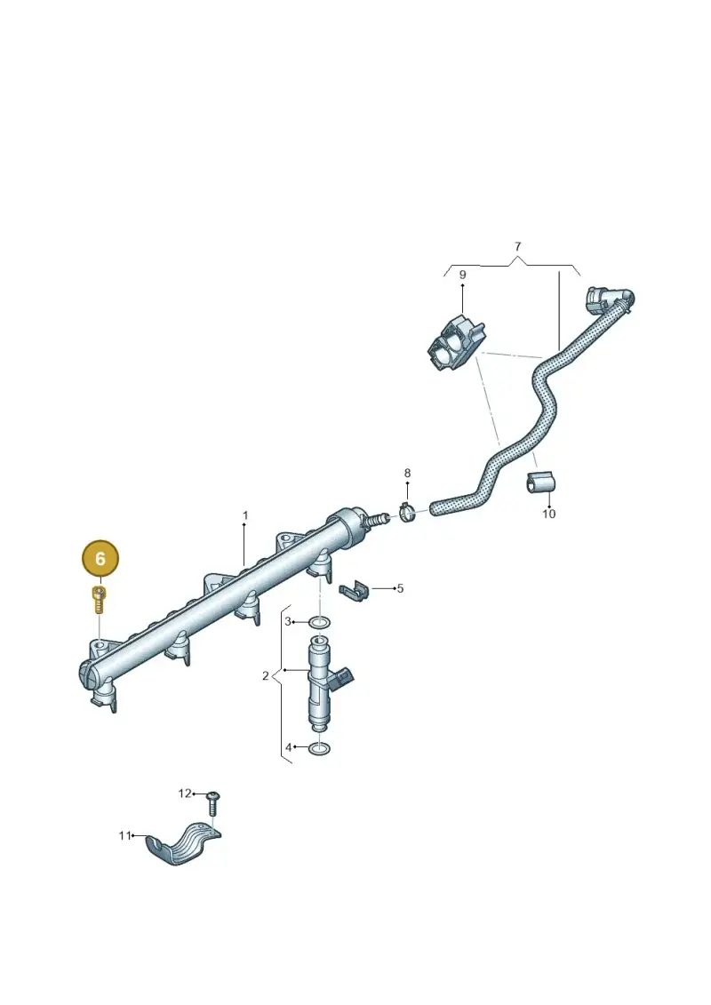 N10248804 — Volkswagen Jetta (2014-2017) diagram 781133550, position 6