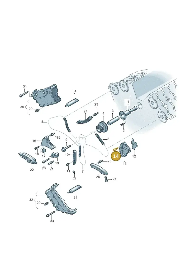 N10248805 — Volkswagen Phaeton 4motion (2010-2016) diagram 258109910, position 14