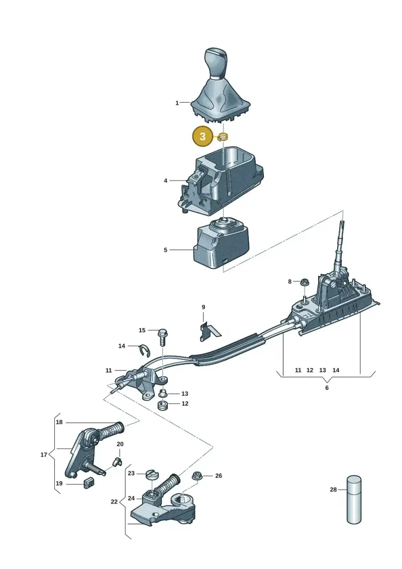 N10255501 — Volkswagen Taigo (2021-2024) diagram 2f0711300, position 3
