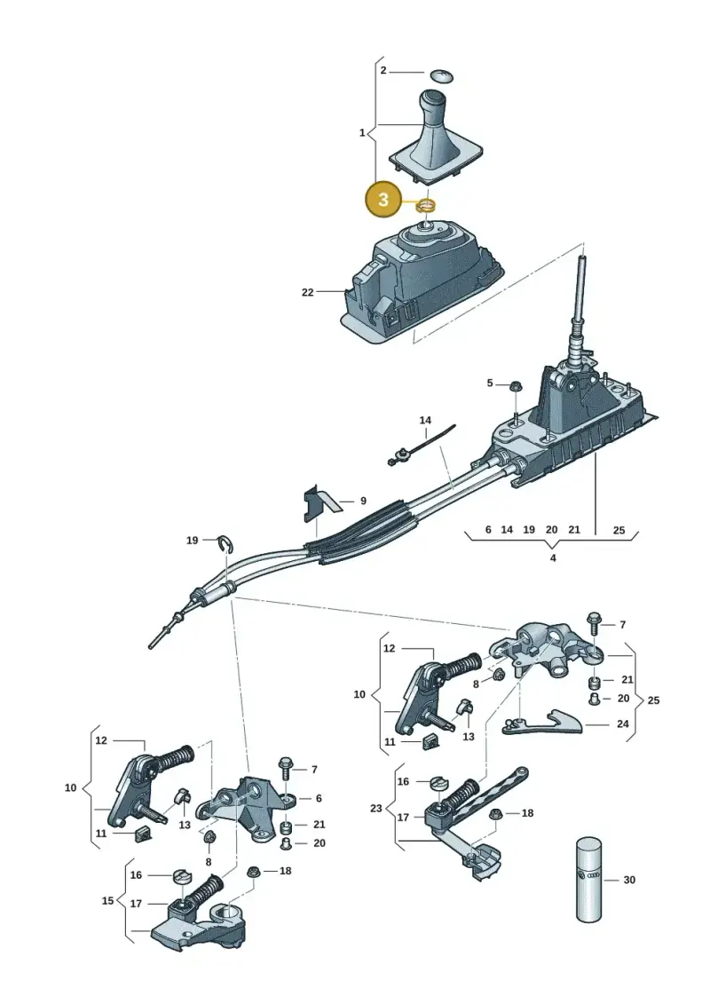 N10255501 — Volkswagen Caddy Maxi Kombi (2020-2024) diagram 793711301, position 3