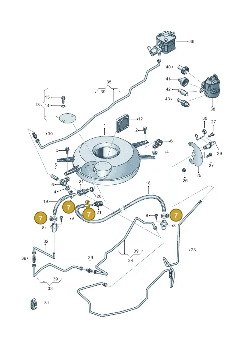 N10258001 — SEAT Altea XL (2013-) diagram 703201090, position 7