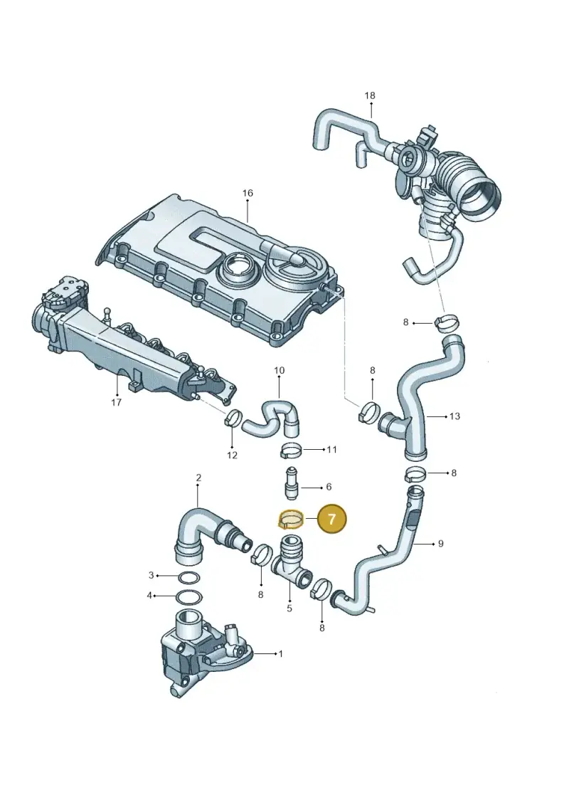 N10258101 — Volkswagen Polo (2008-2009) diagram 254103850, position 7