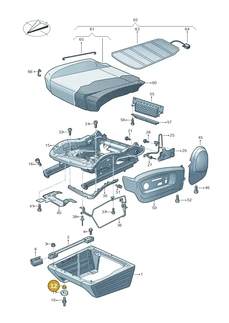 N10261310 — Volkswagen Transport. multivan (2019-2024) diagram 861881020, position 12
