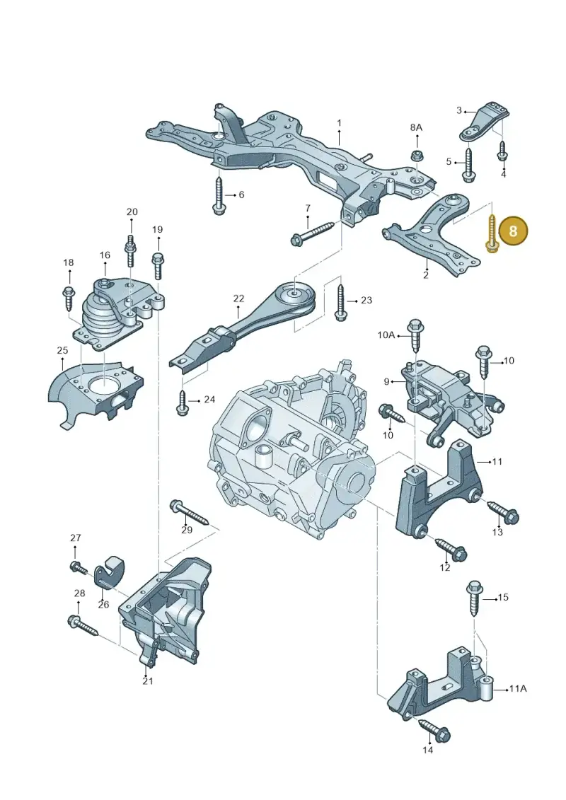 N10262202 — Volkswagen Polo (2012-2014) diagram 747199260, position 8
