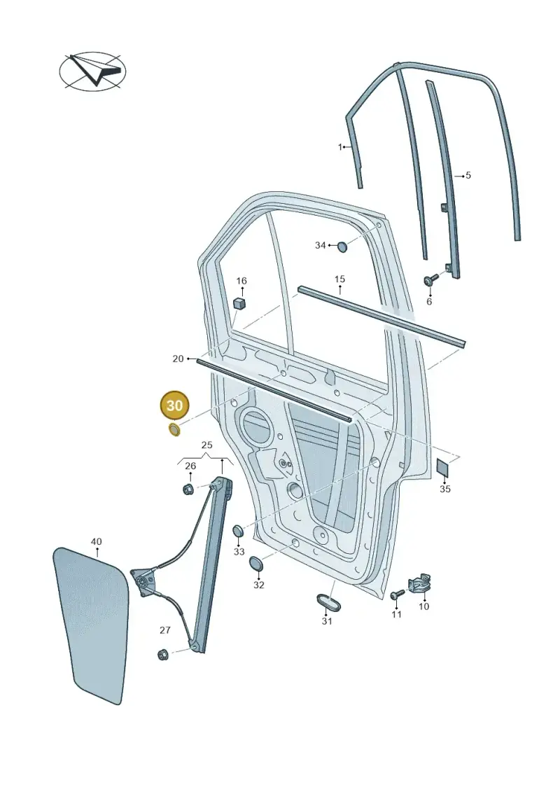 N10265401 — Volkswagen E-Crafter 35 (2018-2024) diagram 806837600, position 30