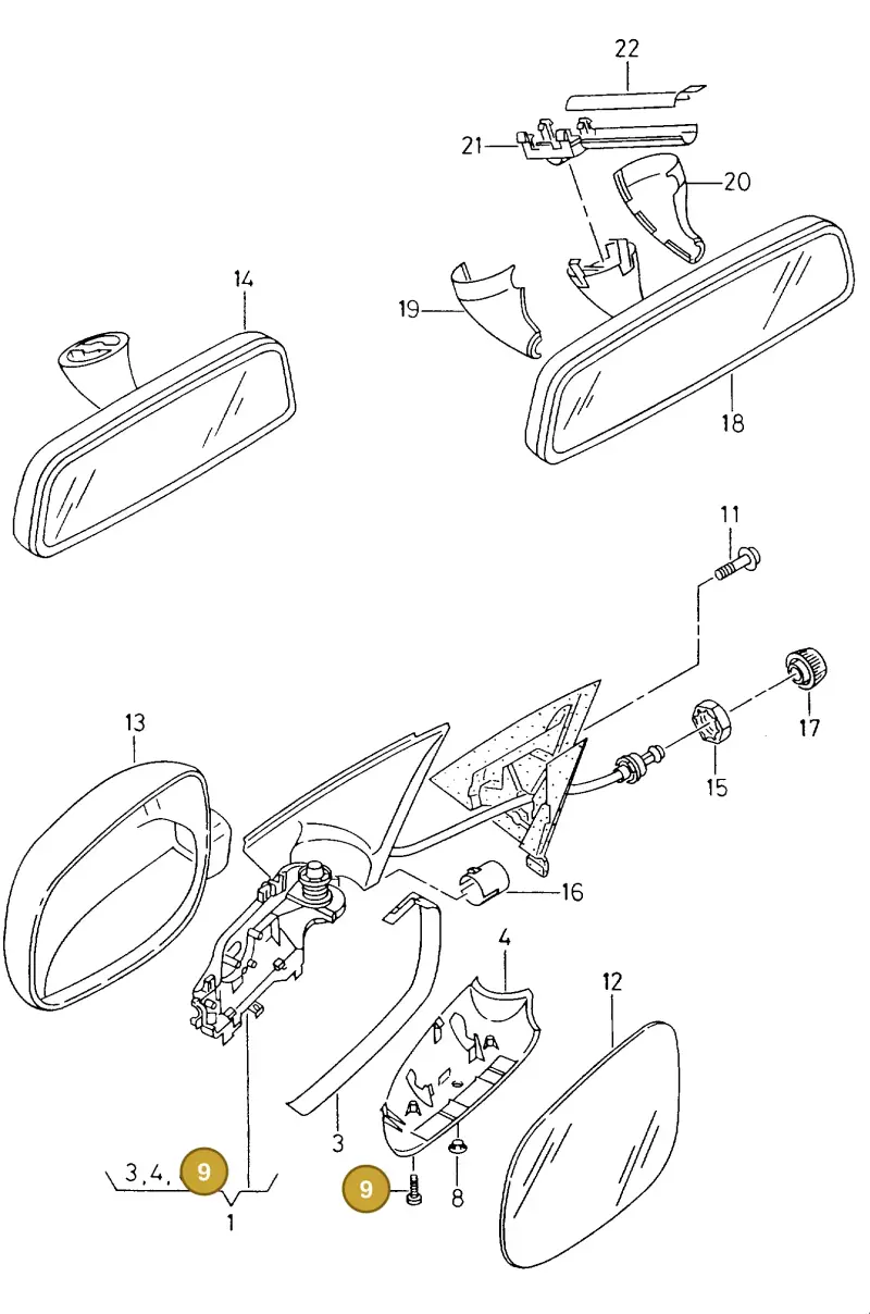 N10285301 — Volkswagen POLO CLASSIC           06> (2005-) diagram 238857400, position 9
